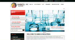 Desktop Screenshot of ambicaind.com